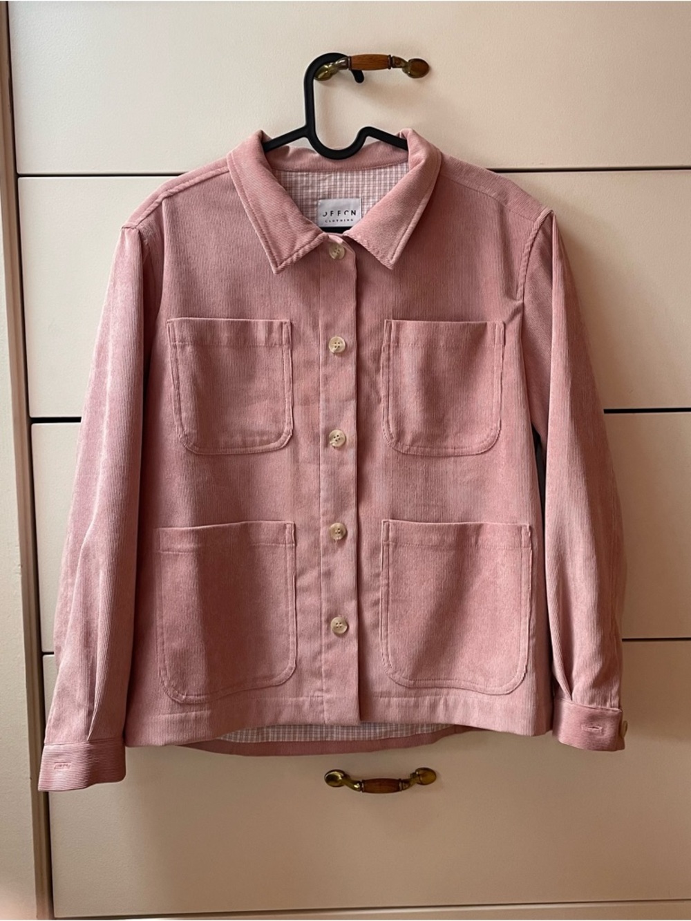 Moving sale! Lightweight Pink Corduroy Chore Jacket